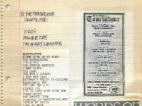 ANGRY SAMOANS Metal Mike Scrapbook 1980 – P.J. Galligan on Lead Guitar Page 12